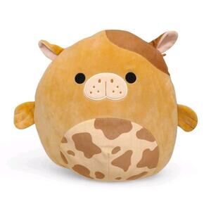 Squishmallows 15" Large Sealife Squad Bittie the Chocolate Milk SeaCow Sea Cow